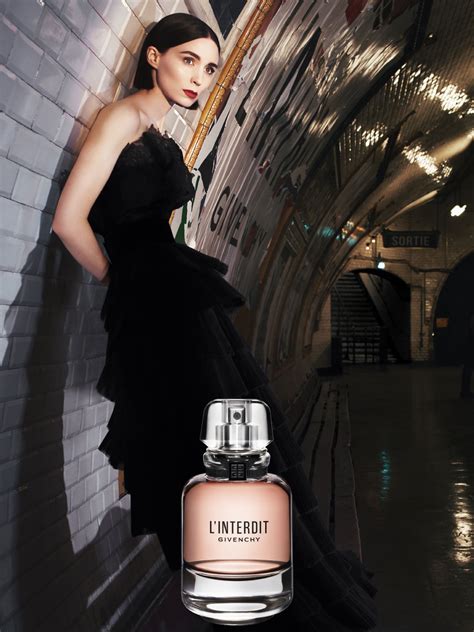 rooney mara givenchy parfum|l'interdit givenchy sample.